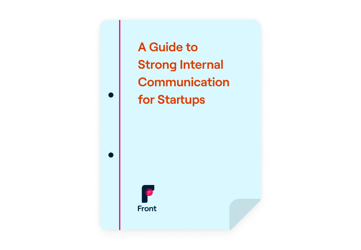 Guide to strong internal communication for startups